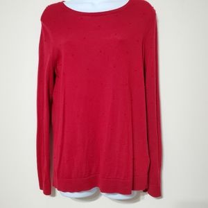 Brooks Brothers 346 textured wool red sweater XL